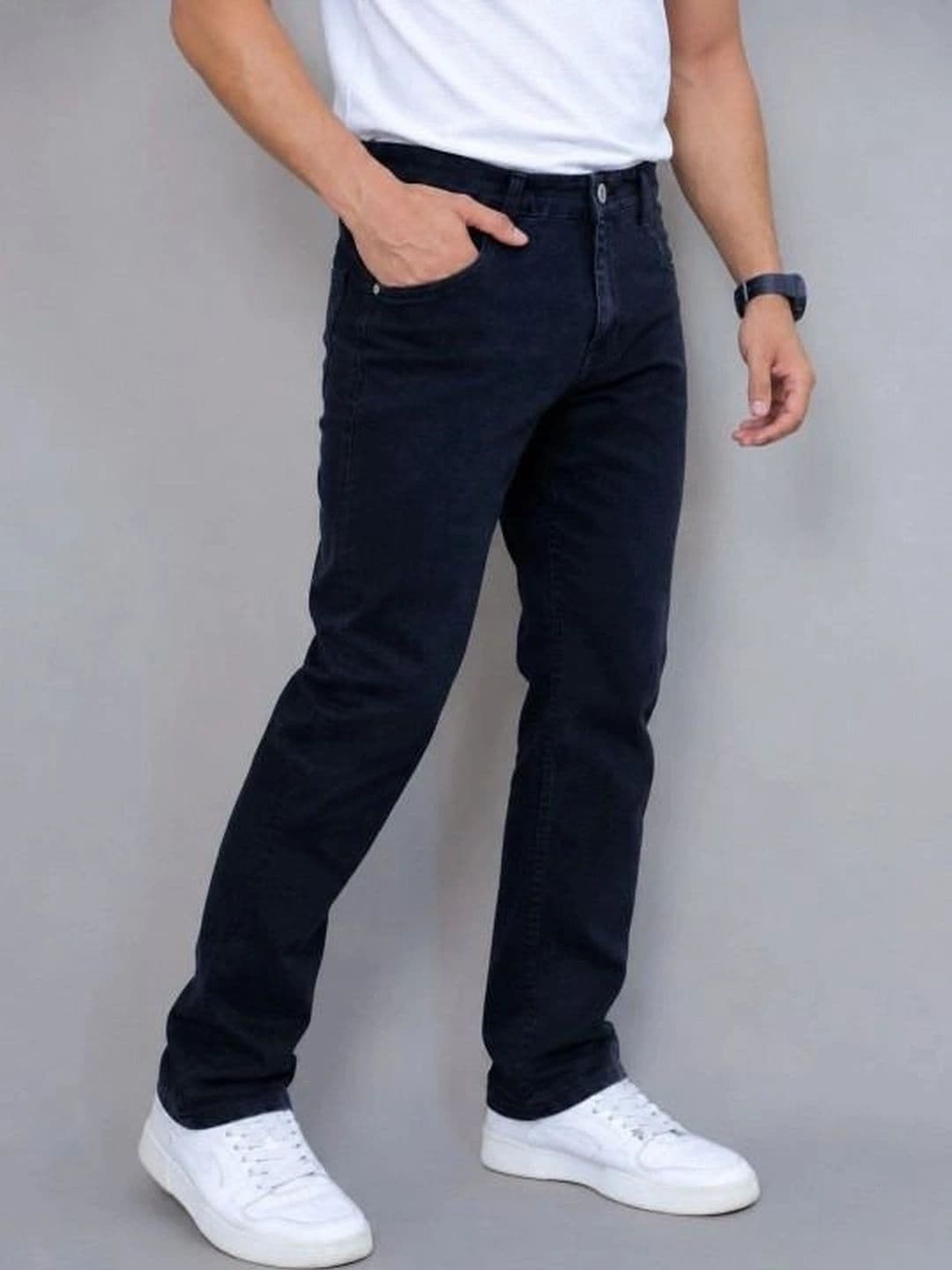 Moda Rapido Men Straight Fit Mid-Rise Light Fade Jeans thumbnail 5