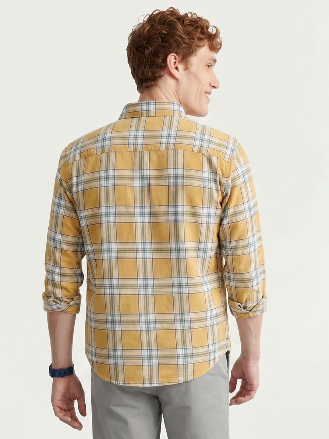 Mast & Harbour Soft Touch Cotton Check Shirt thumbnail 2