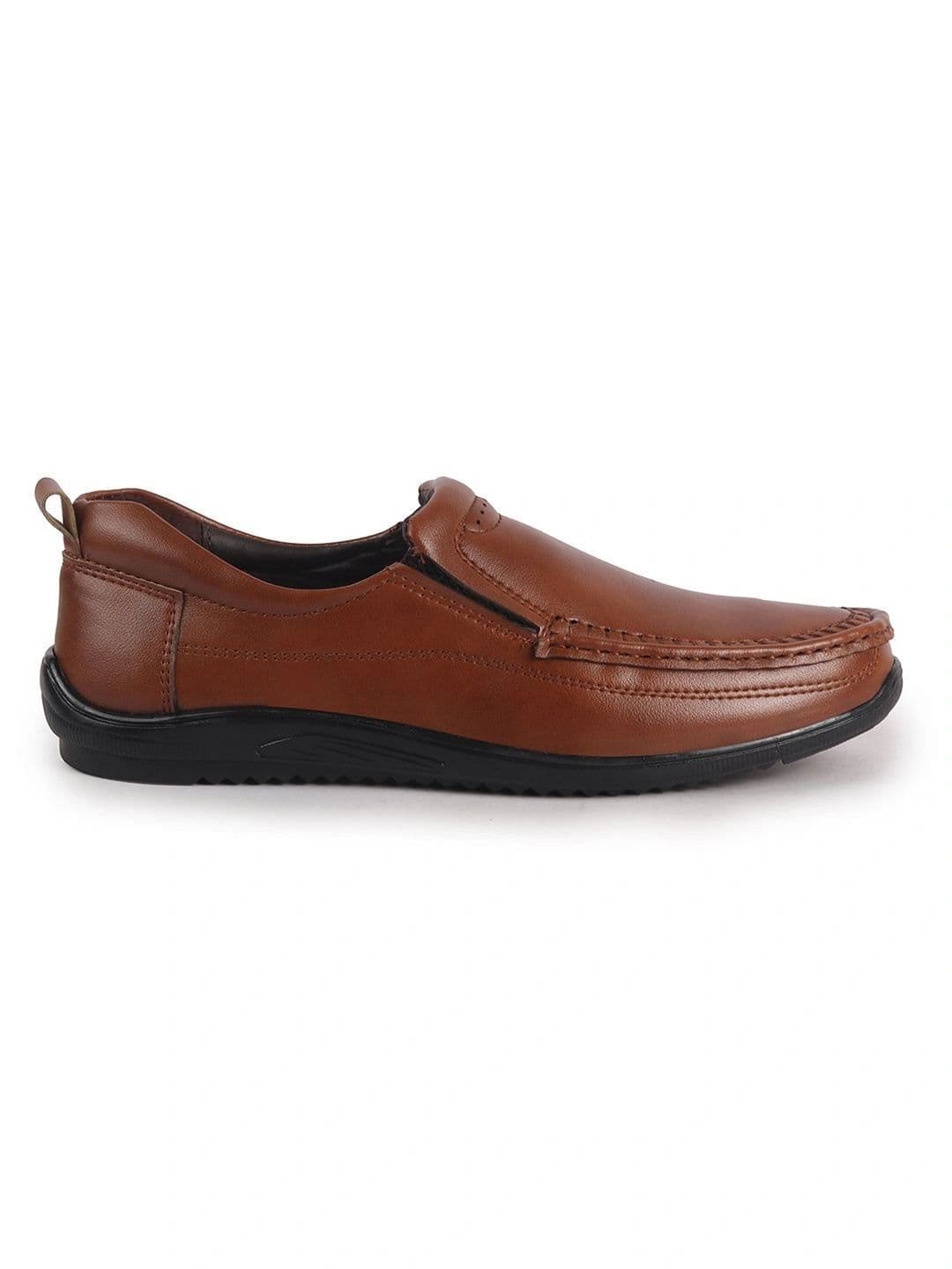FAUSTO Men Round Toe Formal Slip-On Shoes thumbnail 4