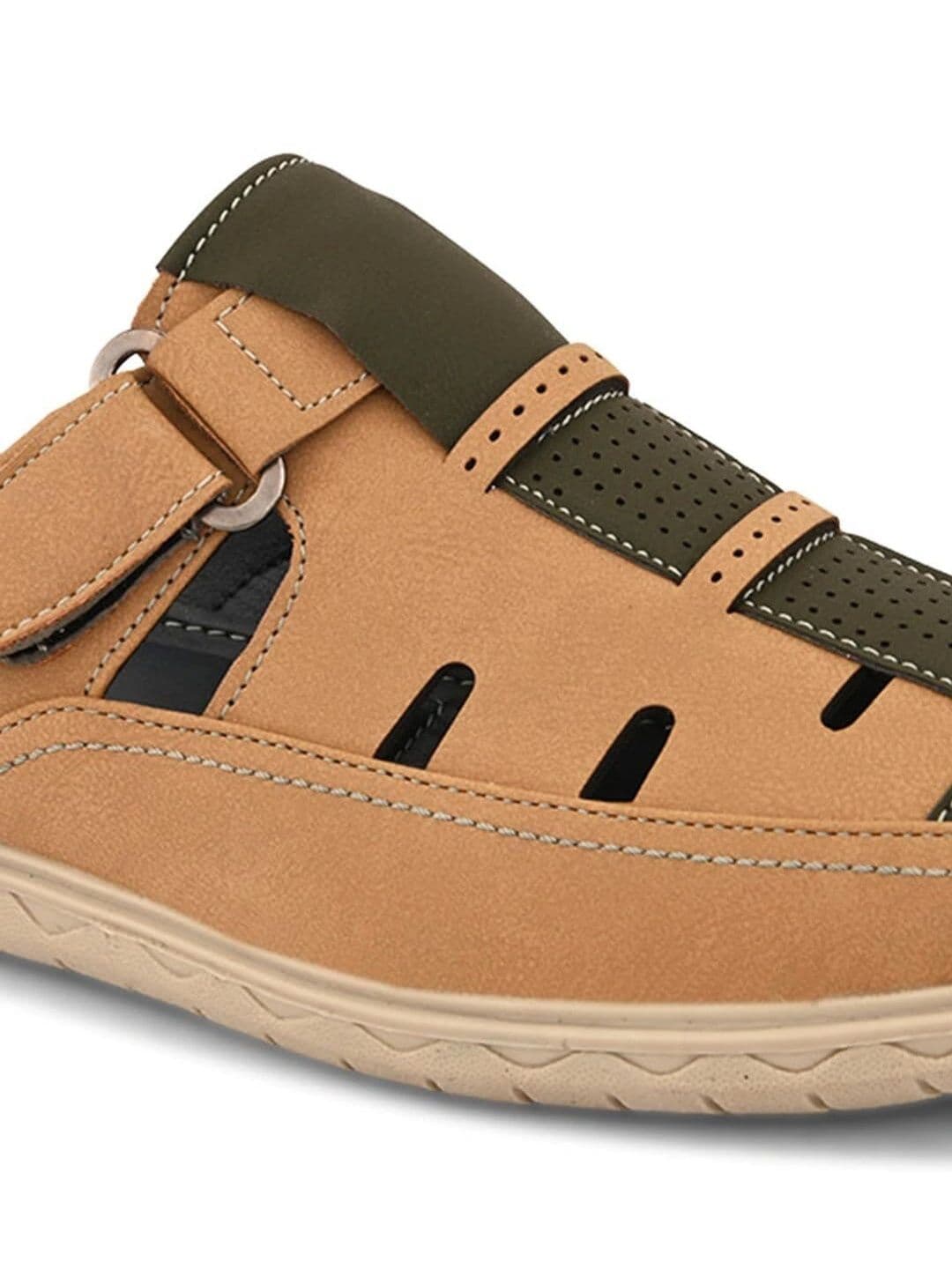 BINUTOP Men Leather Shoe-Style Sandals thumbnail 6