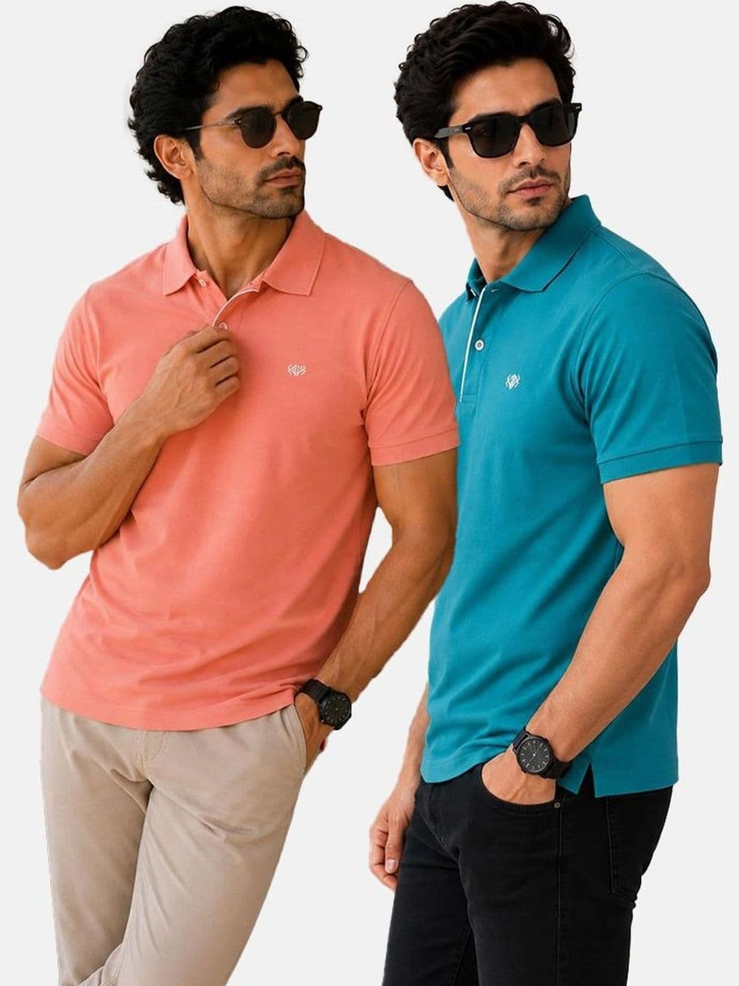 VELDEER Men 2 Polo Collar T-shirt thumbnail 3