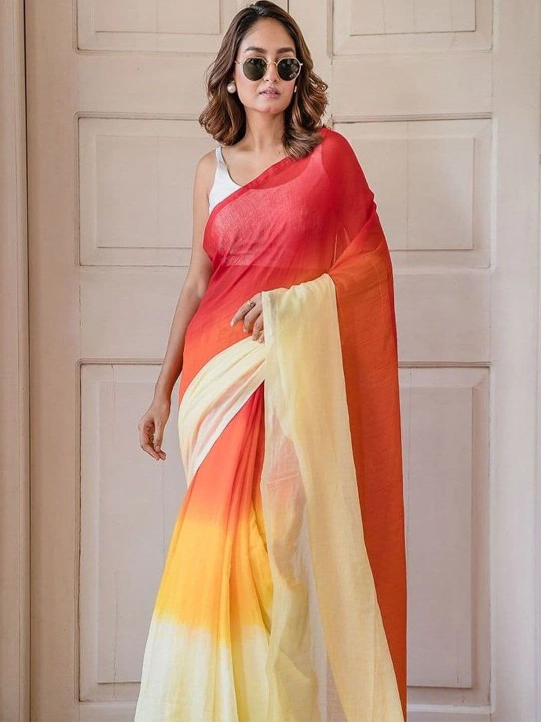RANGREET Ombre Saree thumbnail 3