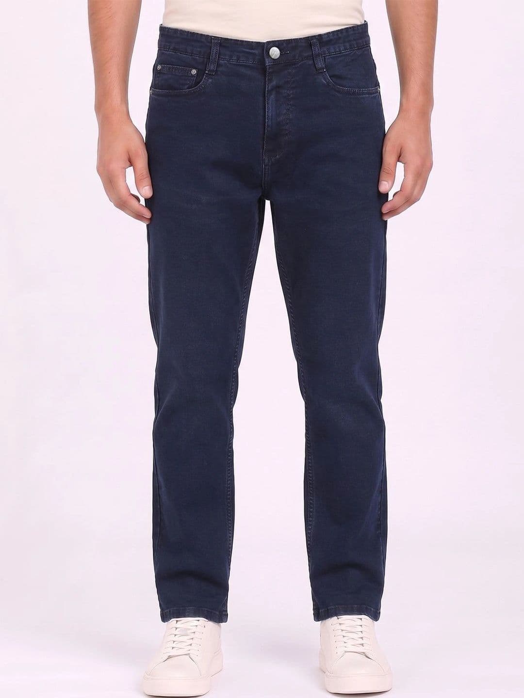 THUNDER JEANS Men Regular Fit Mid-Rise Stretchable Jeans thumbnail 2