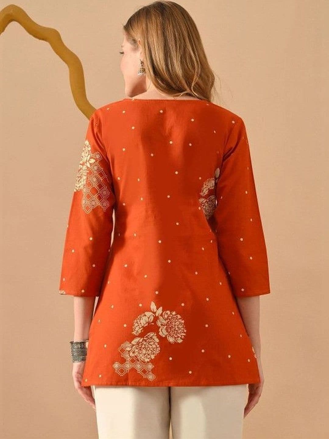 HERE&NOW X fwd Floral Printed Kurti thumbnail 3