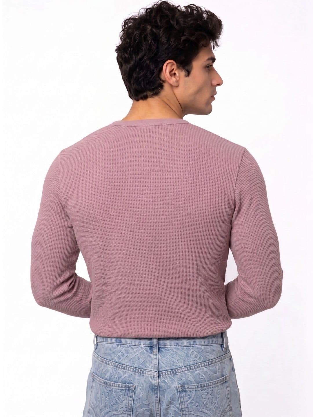 Azizan Men Henley Neck T-shirt thumbnail 4