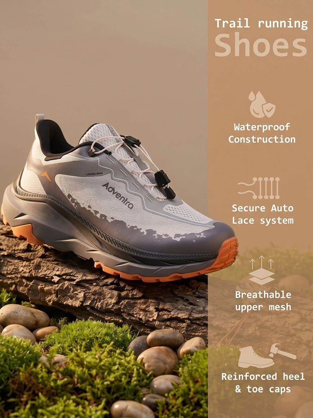 Adventra Sports Men Running Shoes thumbnail 4