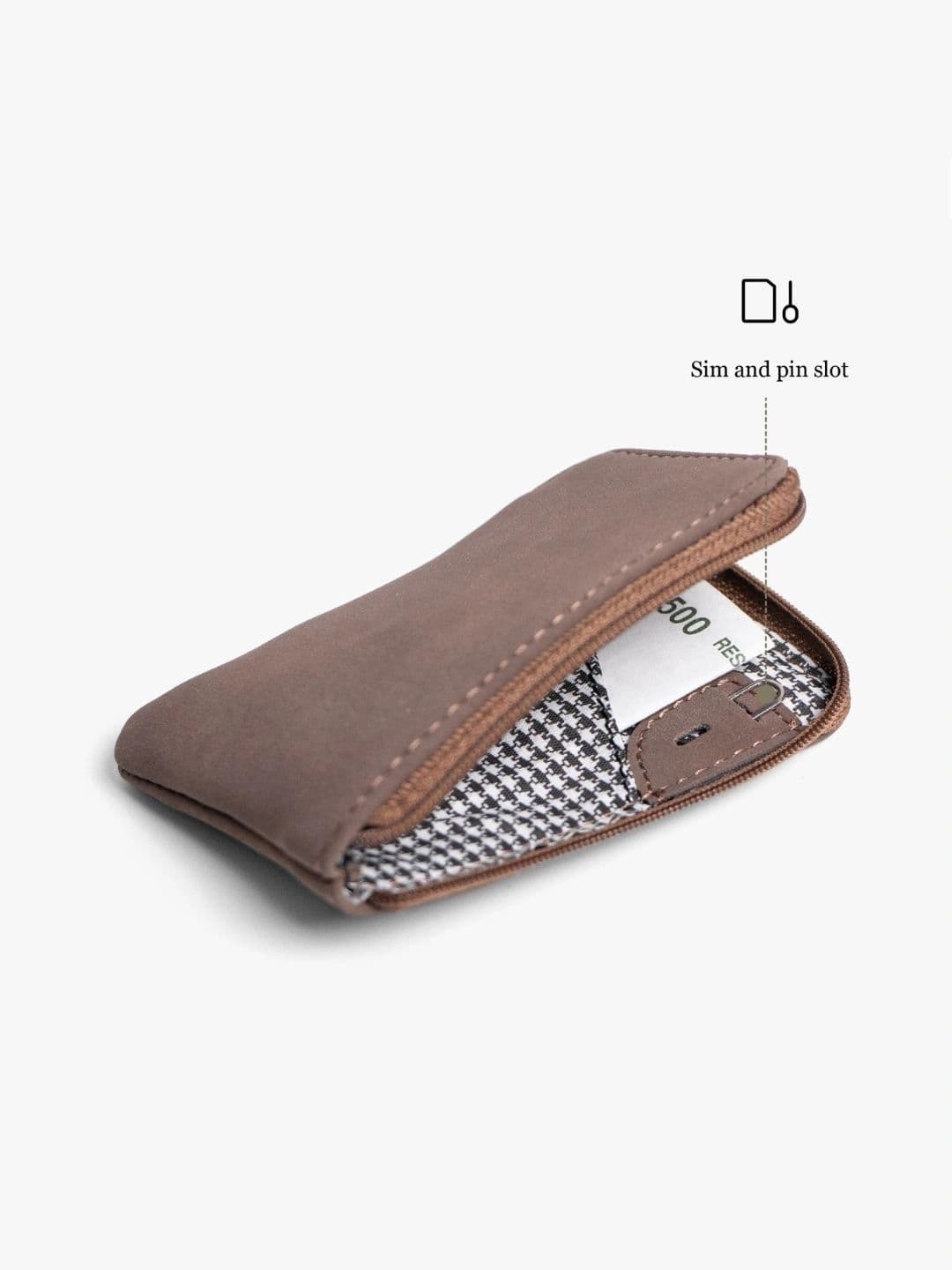 Bellblock Unisex PU Zip Around Wallet with SIM Card Holder thumbnail 7