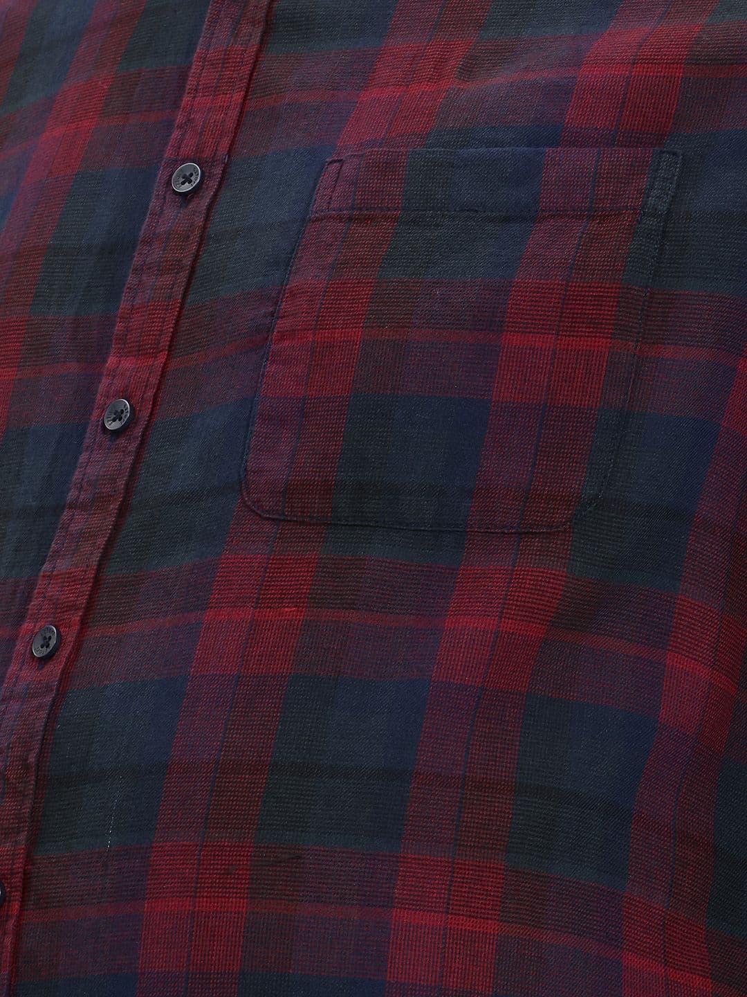 Sztori Plus Size Tartan Checked Pure Cotton Casual Shirt thumbnail 4
