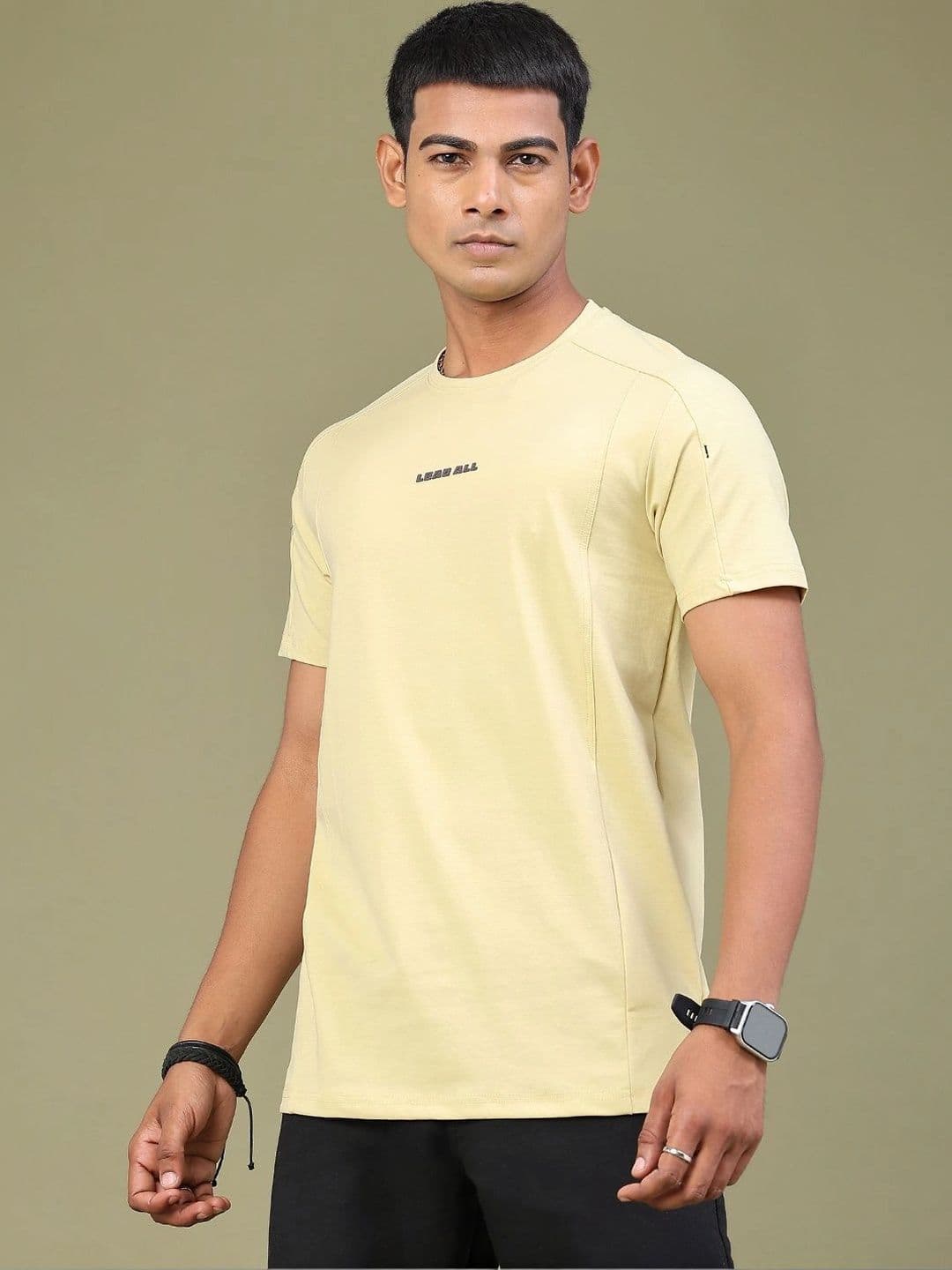 V-Mart Men Typography Slim Fit T-shirt thumbnail 5