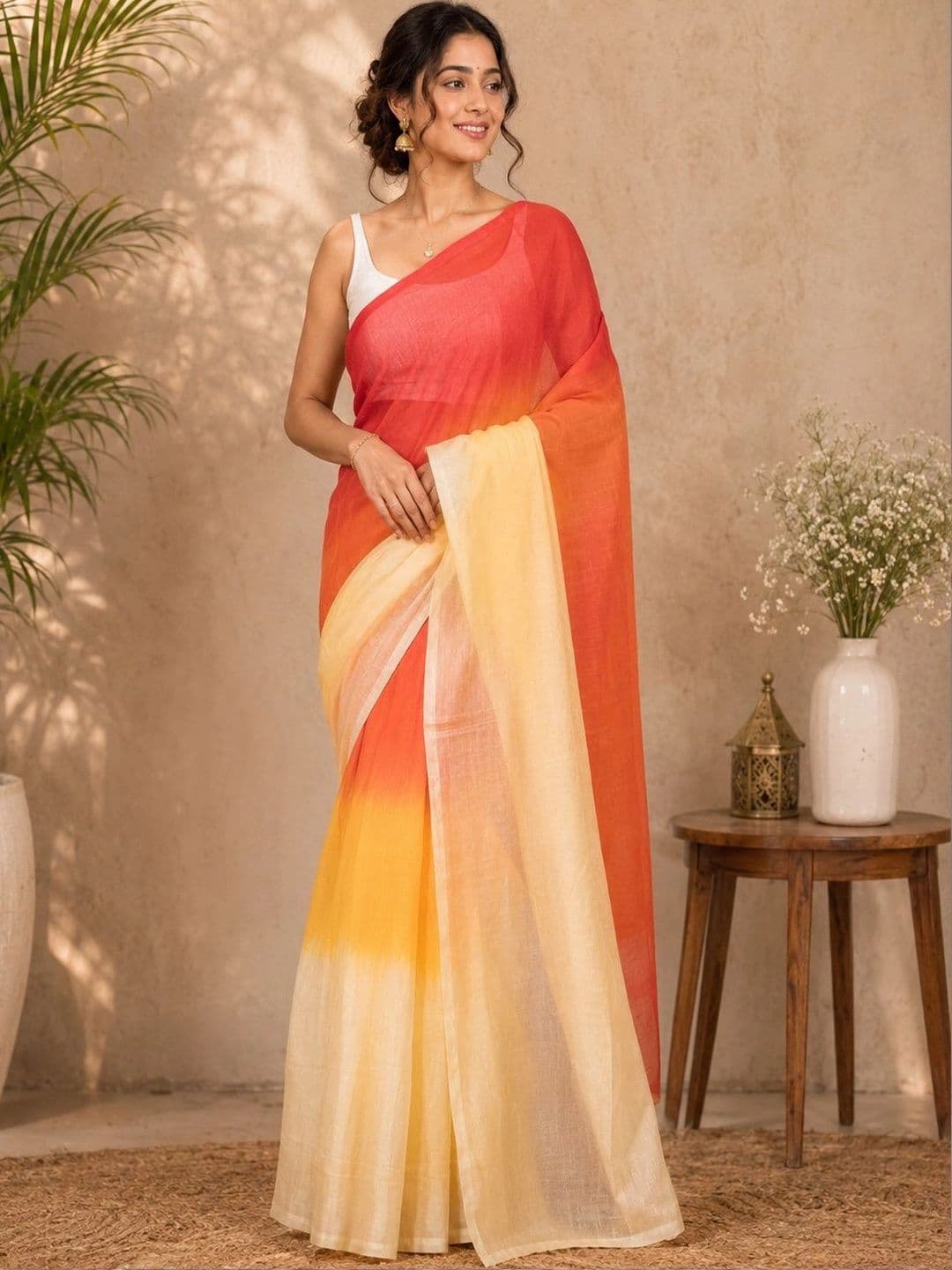 RANGREET Ombre Saree - view 1