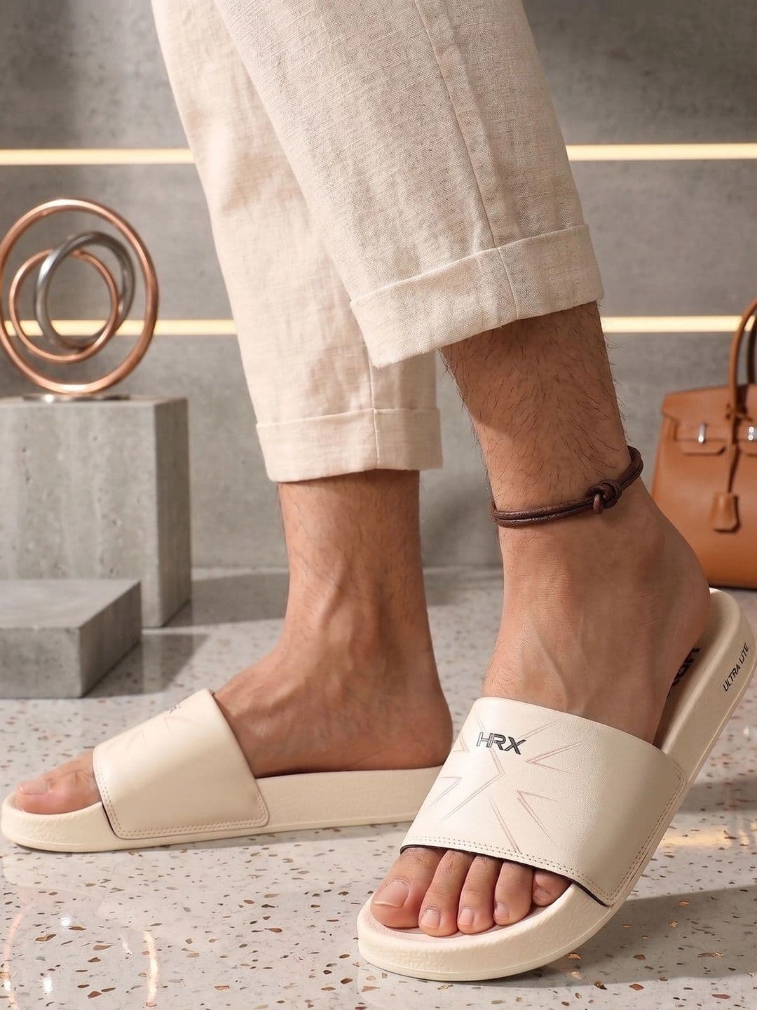 HRX by Hrithik Roshan Men Printed Sliders - view 1