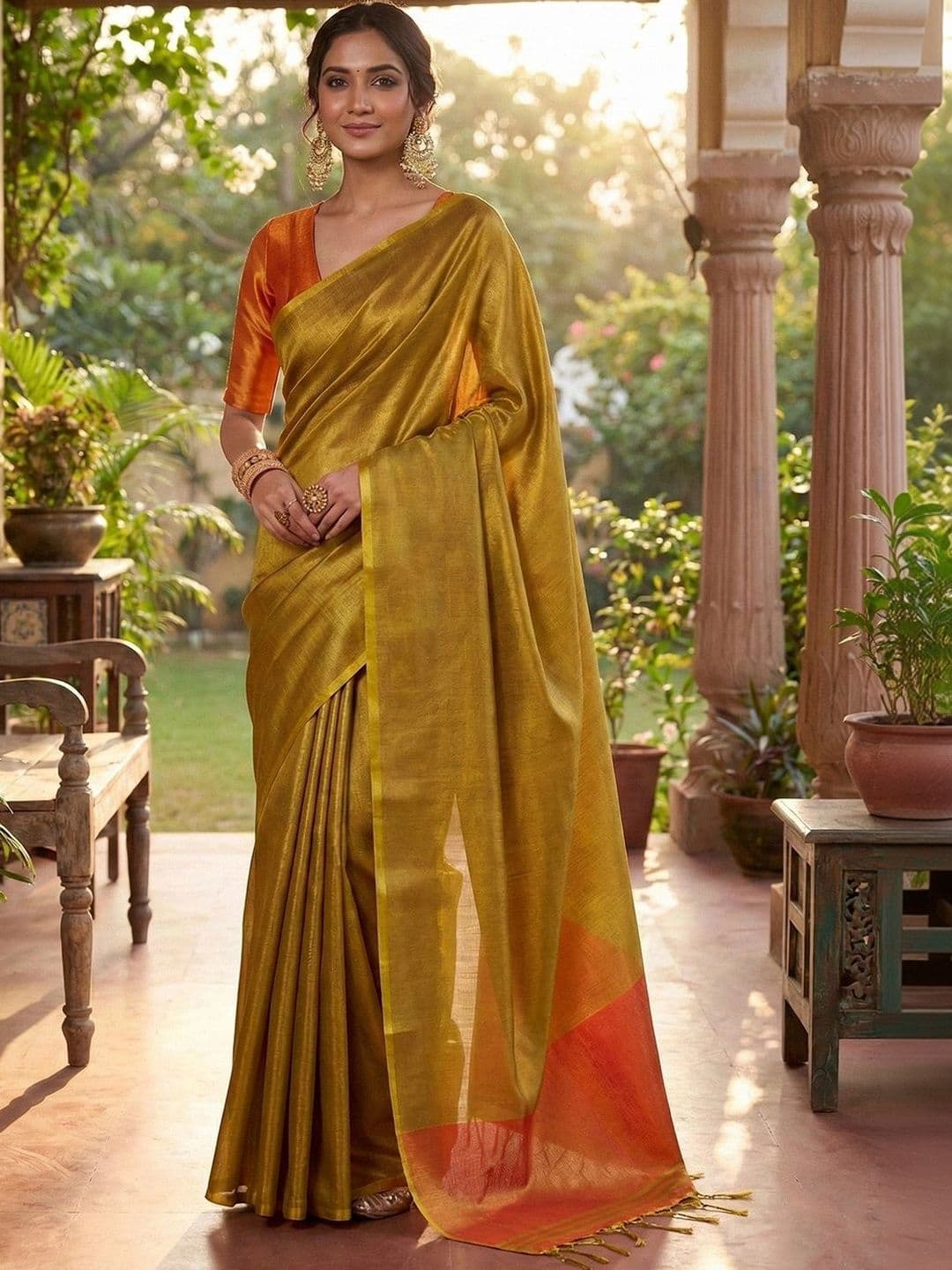 Mitera Tissue Saree - view 1