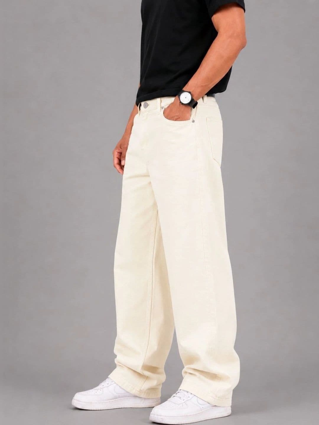 MQ Denim Men Straight Fit Mid-Rise Jeans thumbnail 4