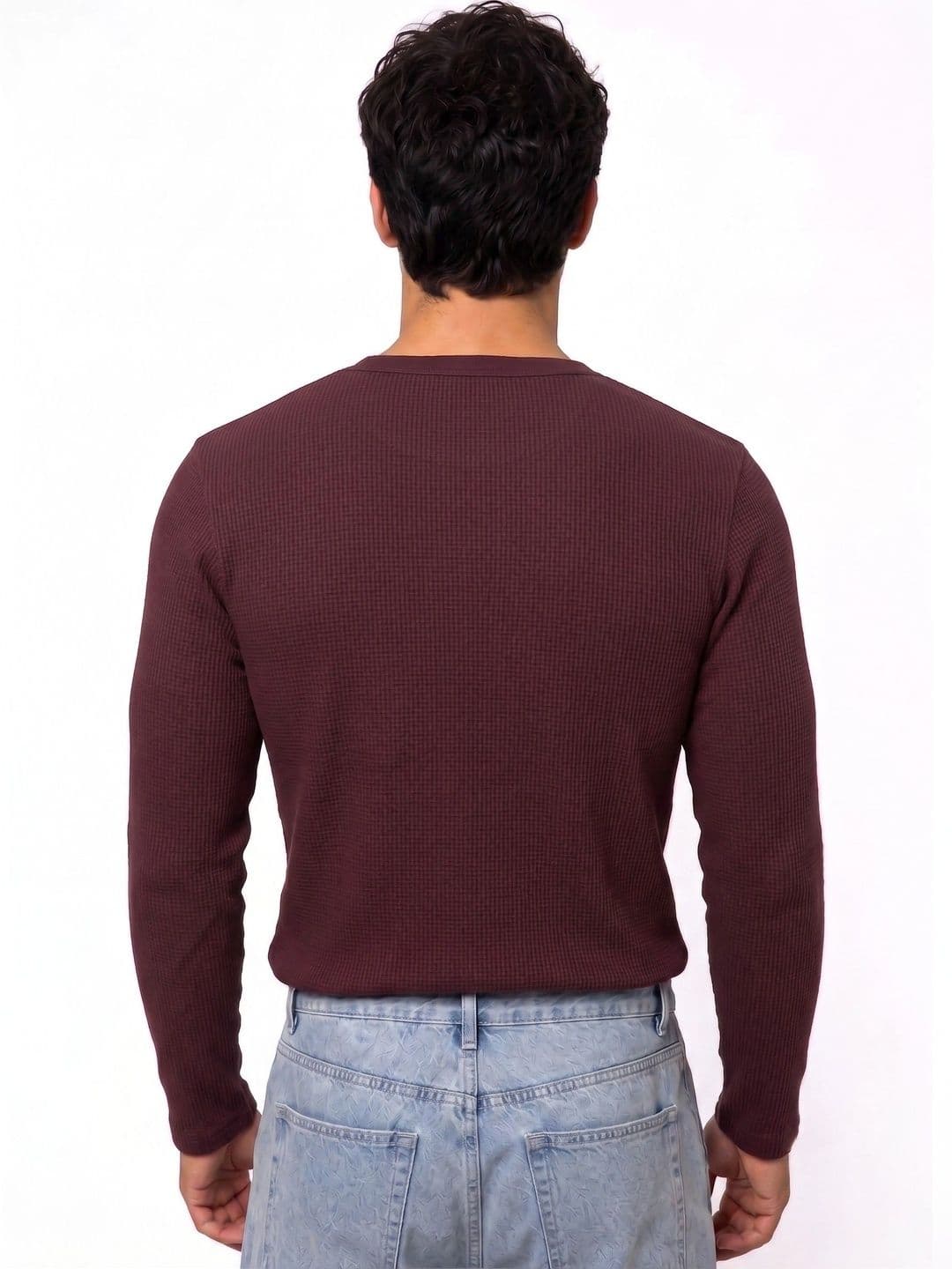 Azizan Men Henley Neck T-shirt thumbnail 4