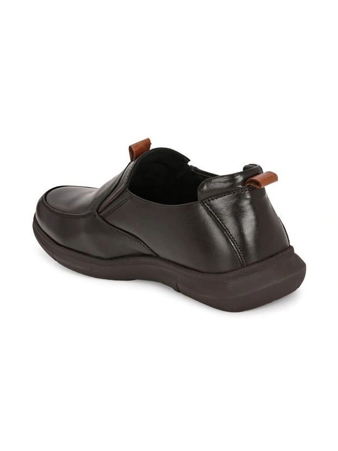 Lushwalk Men Leather Round Toe Slip-On Slip-On Shoes Formal Shoes thumbnail 3