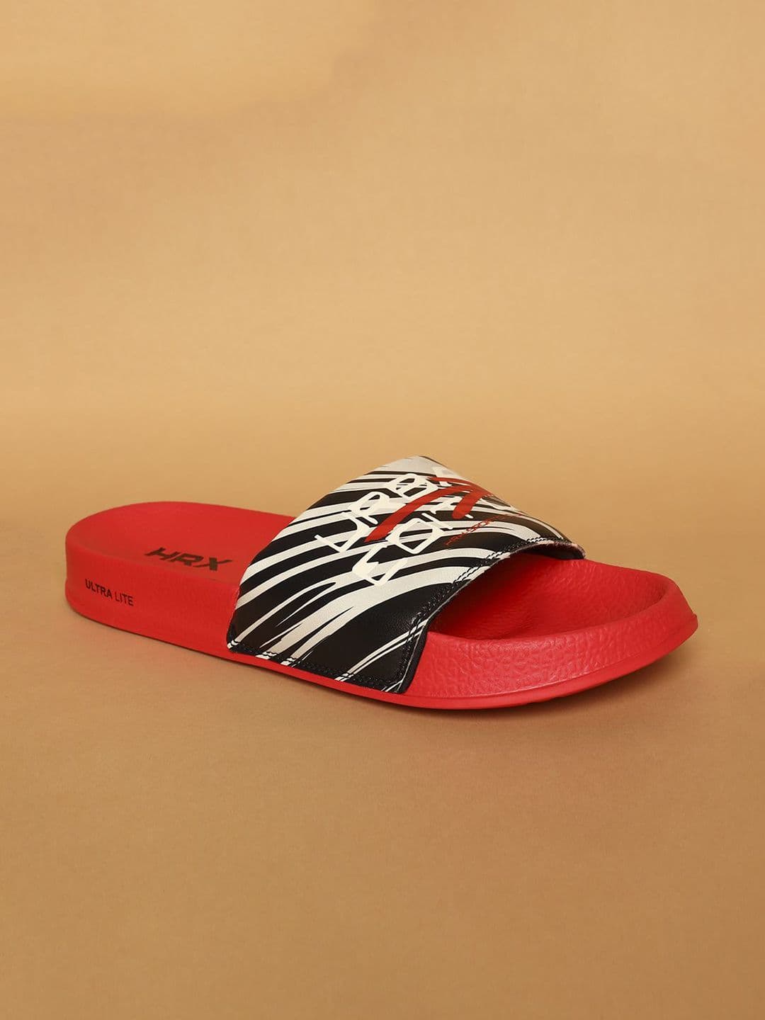 HRX by Hrithik Roshan Men Printed Sliders - view 1