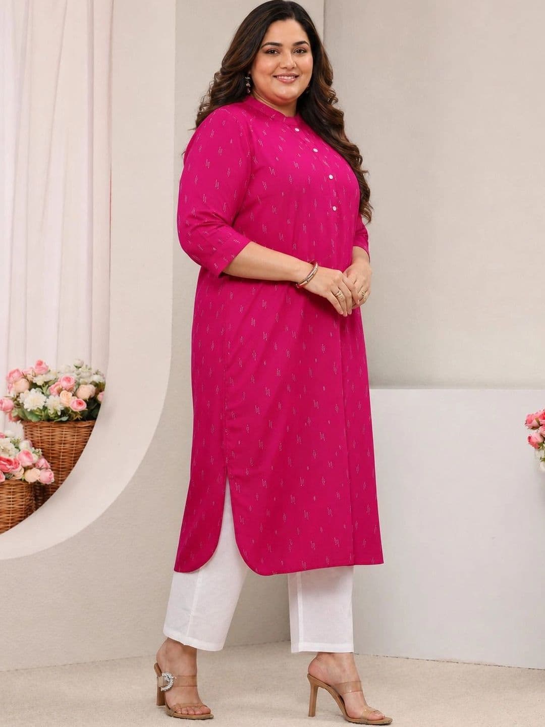 EXTRA LOVE BY LIBAS Women Kurta thumbnail 2