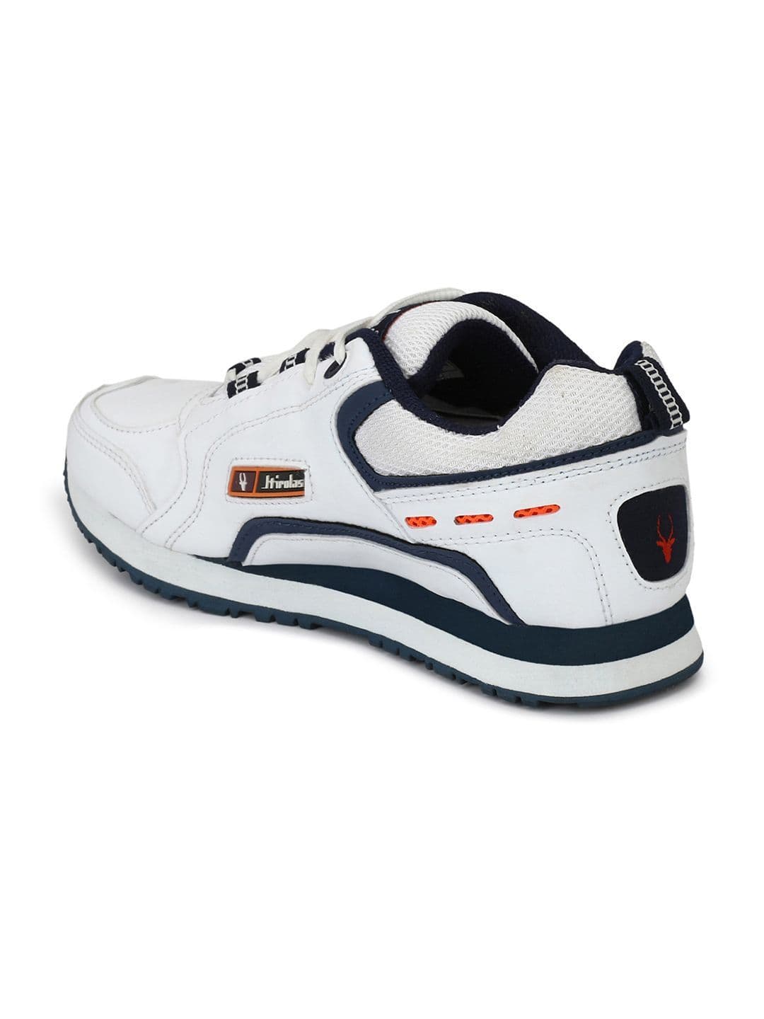 HIROLAS Men White Running Shoes thumbnail 3