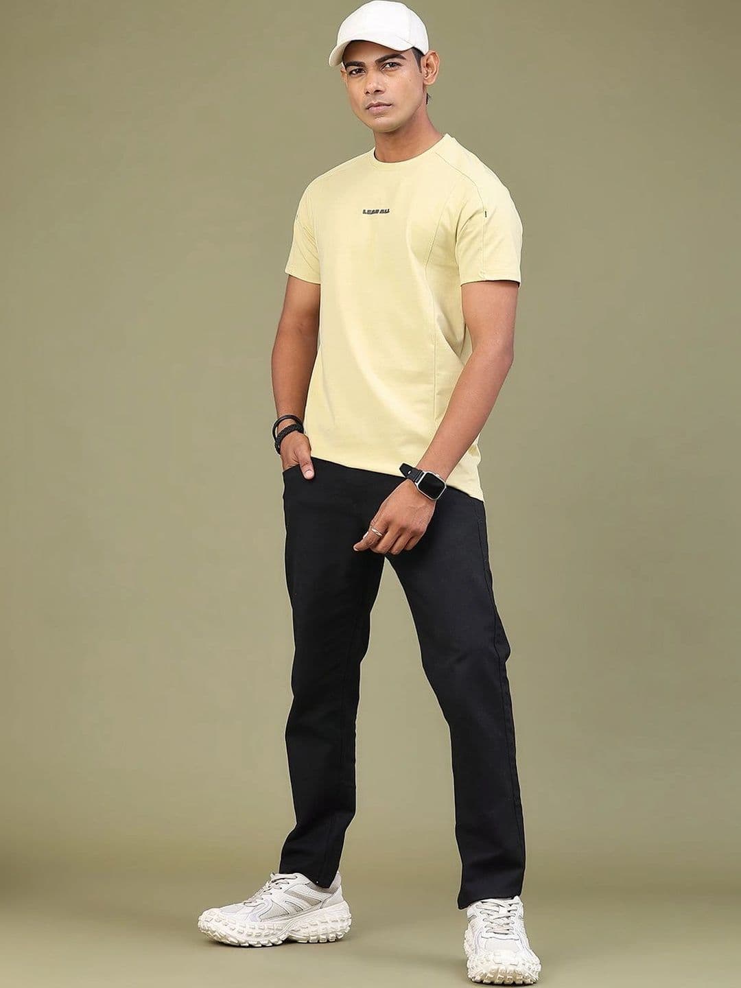 V-Mart Men Typography Slim Fit T-shirt thumbnail 3