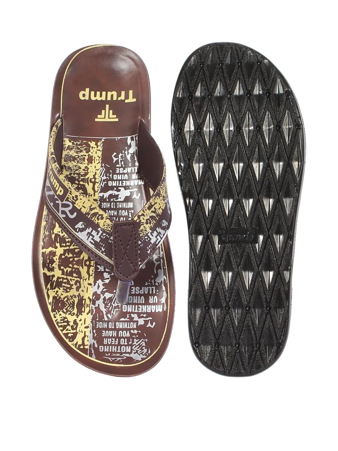 Trump Men Black Flip Flops thumbnail 6