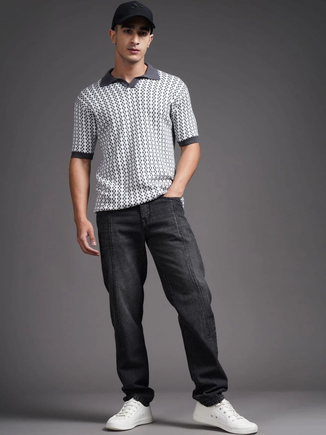 PAUL STREET Men Comfort Tapered Fit Mid-Rise Jeans thumbnail 5
