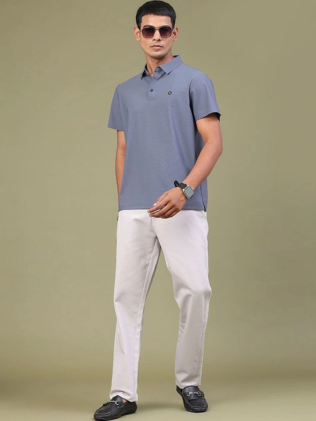 V-Mart Men Polo Collar Slim Fit T-shirt thumbnail 6
