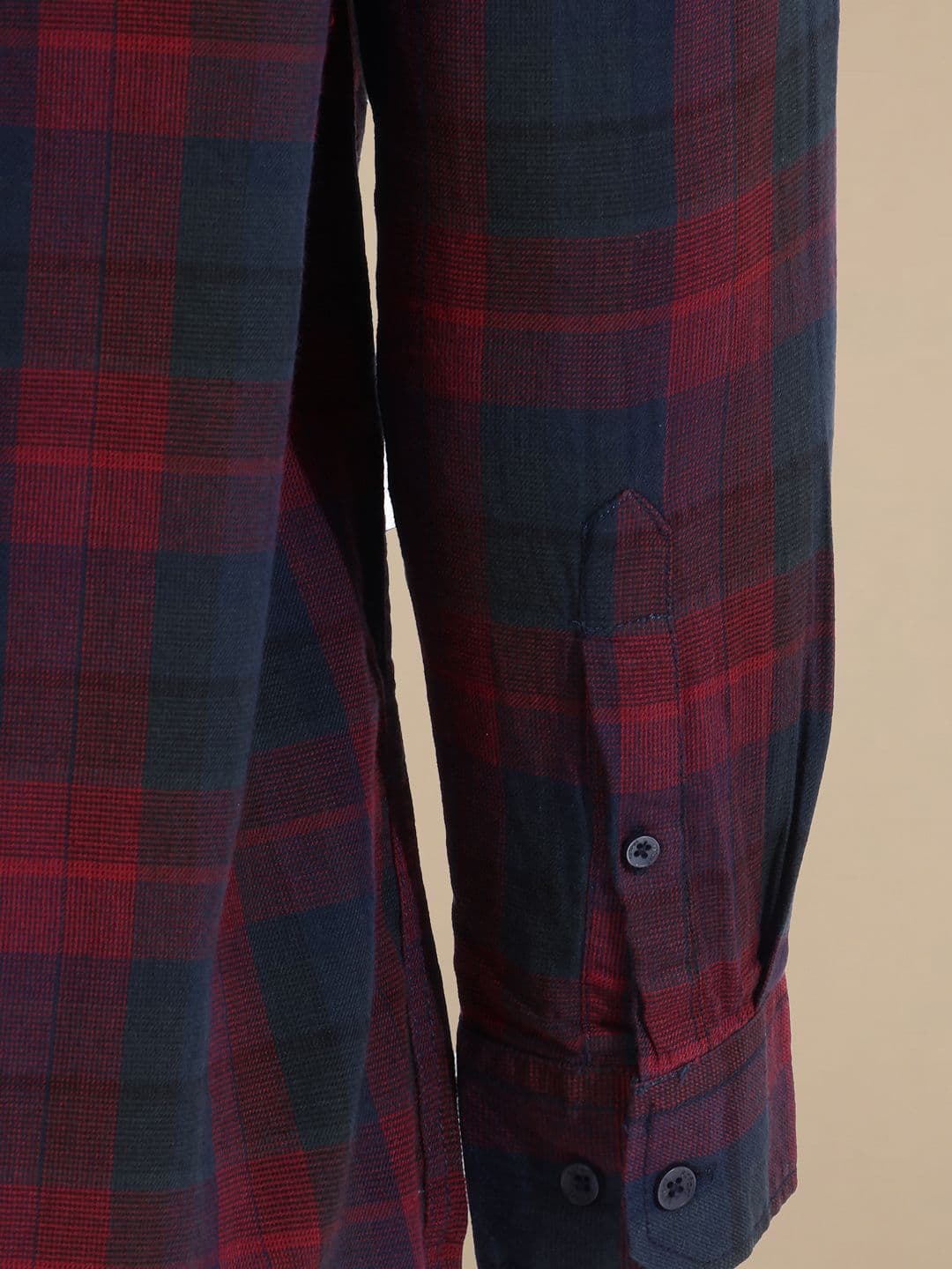 Sztori Plus Size Tartan Checked Pure Cotton Casual Shirt thumbnail 3