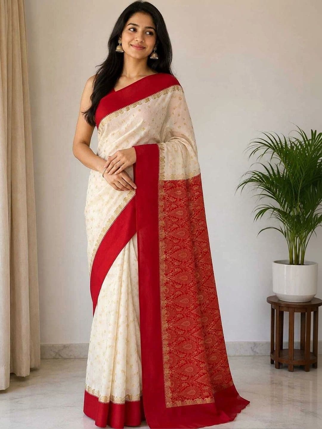 Silk Loomluxe Woven Design Zari Art Silk Saree - view 1