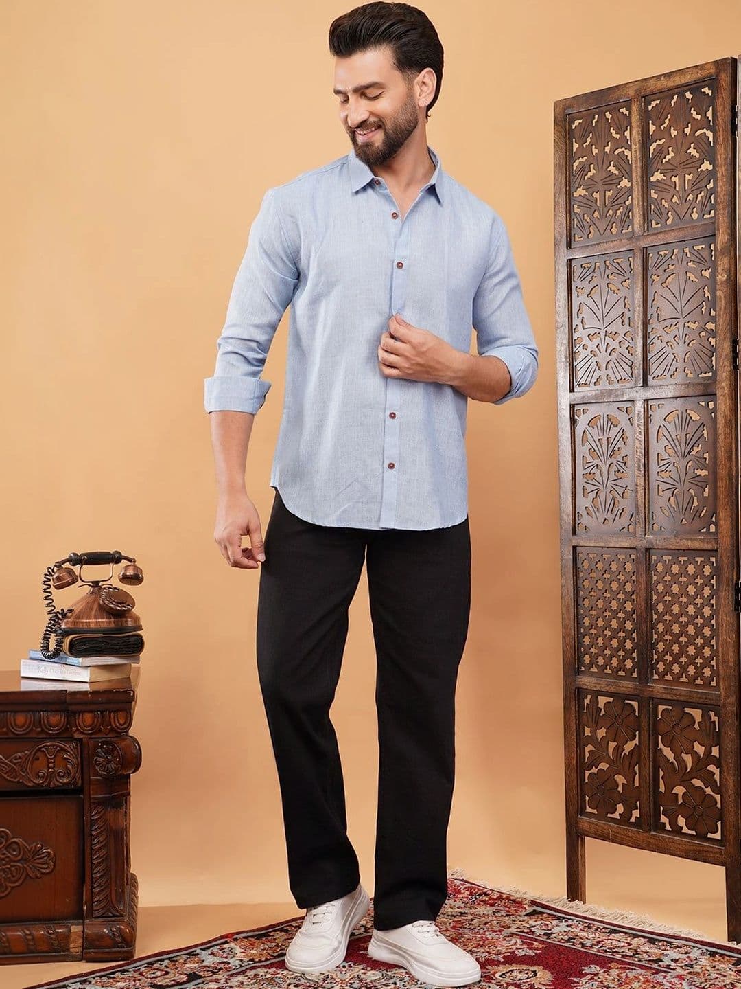 CHIRASVI Men Classic Casual Shirt - view 1