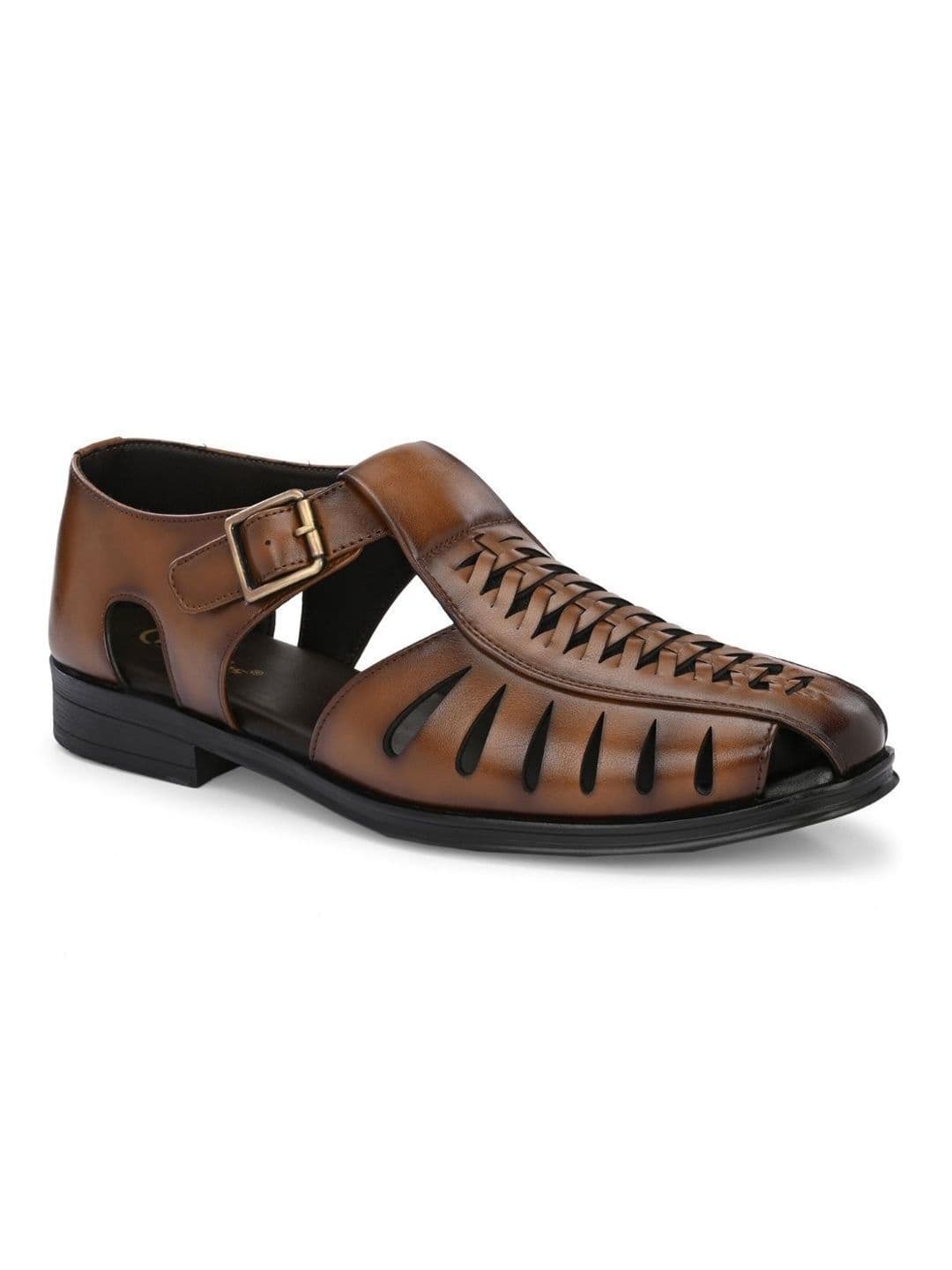 HIROLAS Men Ethnic Shoe-Style Sandals thumbnail 2