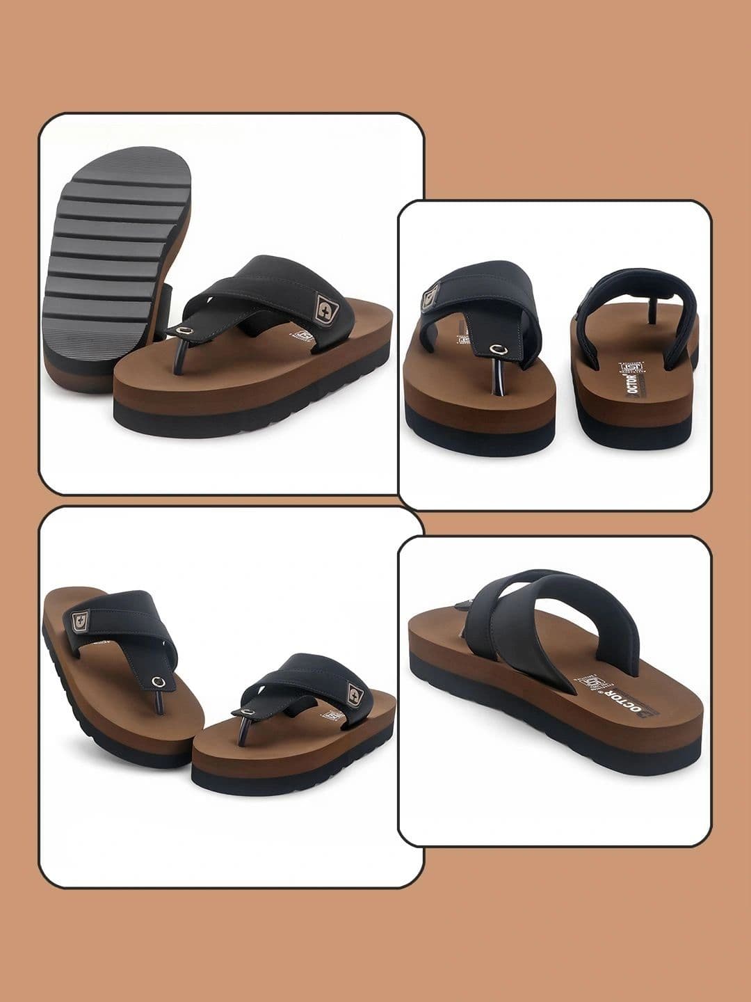 DOCTOR HEALTH SUPER SOFT Men Thong Flip-Flops thumbnail 6