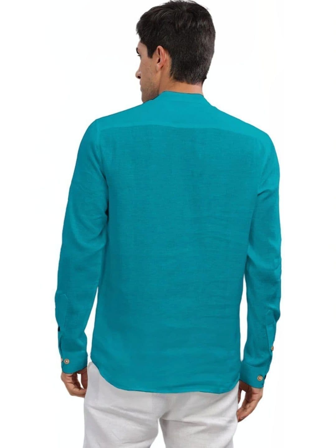 Amrit Trending Men Pack of 2 Cotton Mandarin Collar Kurta thumbnail 5