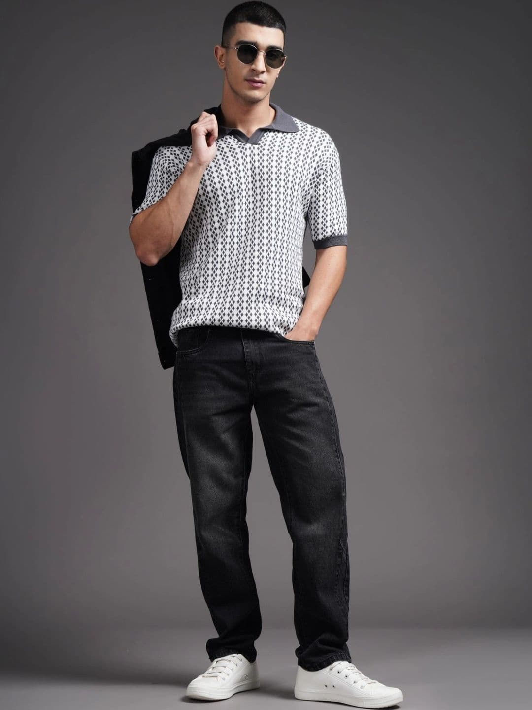 PAUL STREET Men Comfort Tapered Fit Mid-Rise Jeans thumbnail 7
