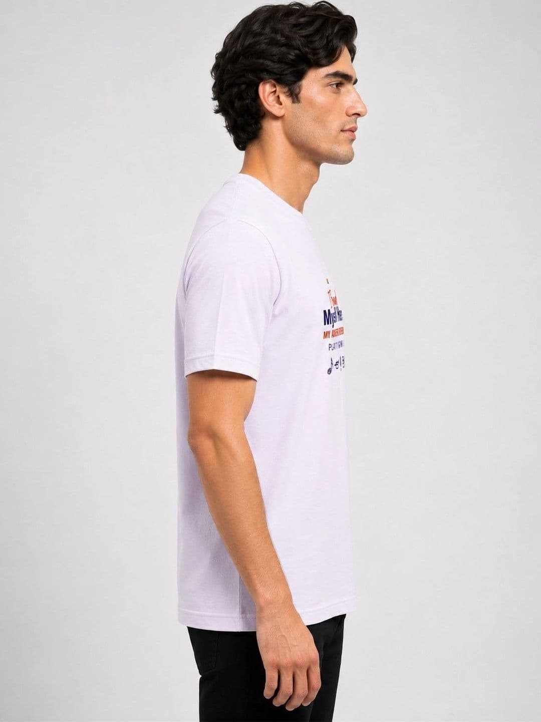 My Adventure Neverends Men Typography Printed T-shirt thumbnail 3