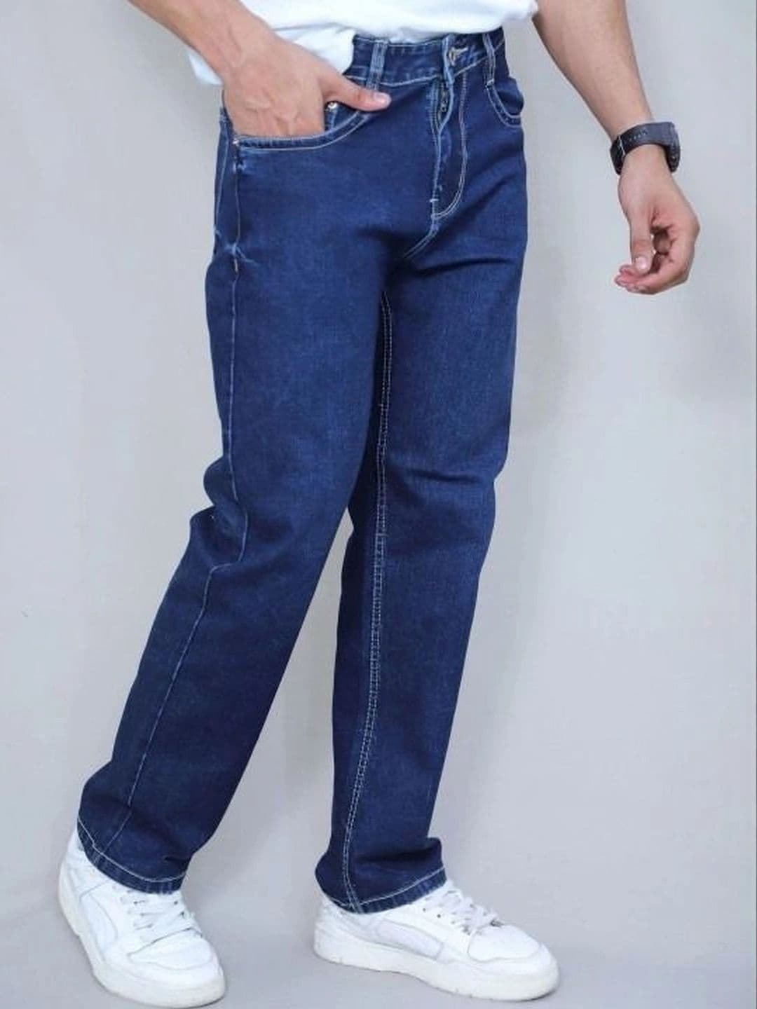 Moda Rapido Men Straight Fit Mid-Rise Light Fade Jeans thumbnail 4