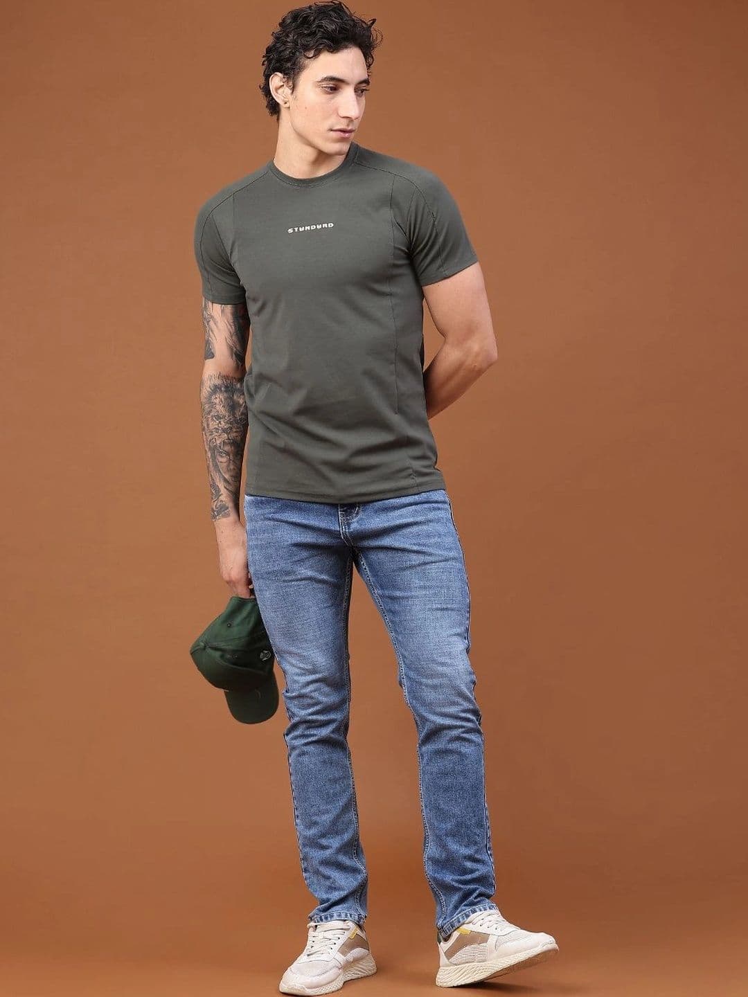 V-Mart Men Typography Slim Fit T-shirt thumbnail 4