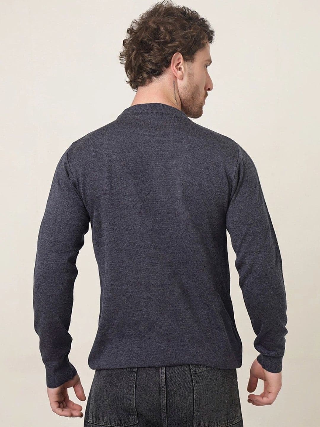 WONBLUD Men Woollen Pullover thumbnail 5