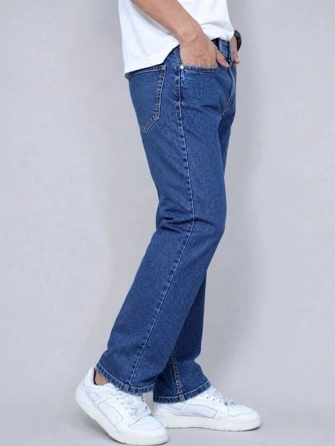 Moda Rapido Men Straight Fit Mid-Rise Light Fade Jeans thumbnail 2
