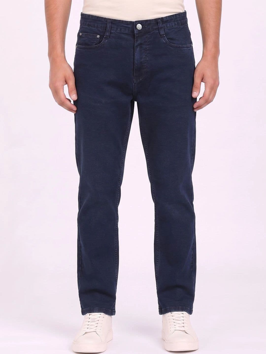THUNDER JEANS Men Regular Fit Mid-Rise Stretchable Jeans thumbnail 6