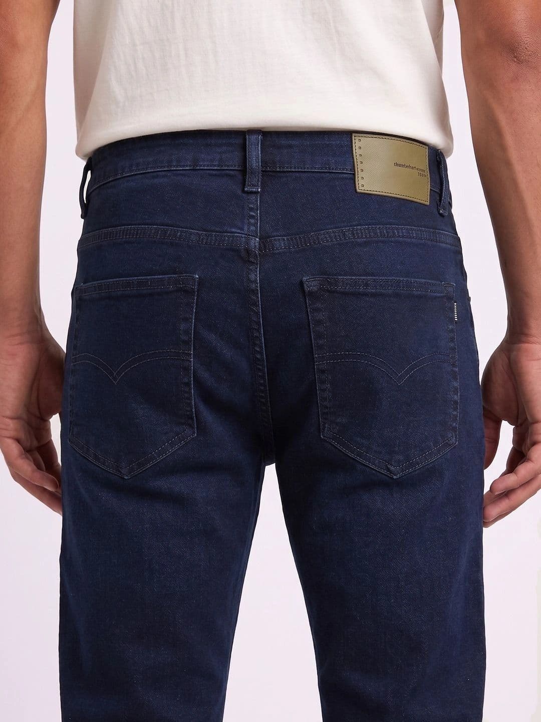 THUNDER JEANS Men Regular Fit Mid-Rise Stretchable Jeans thumbnail 4