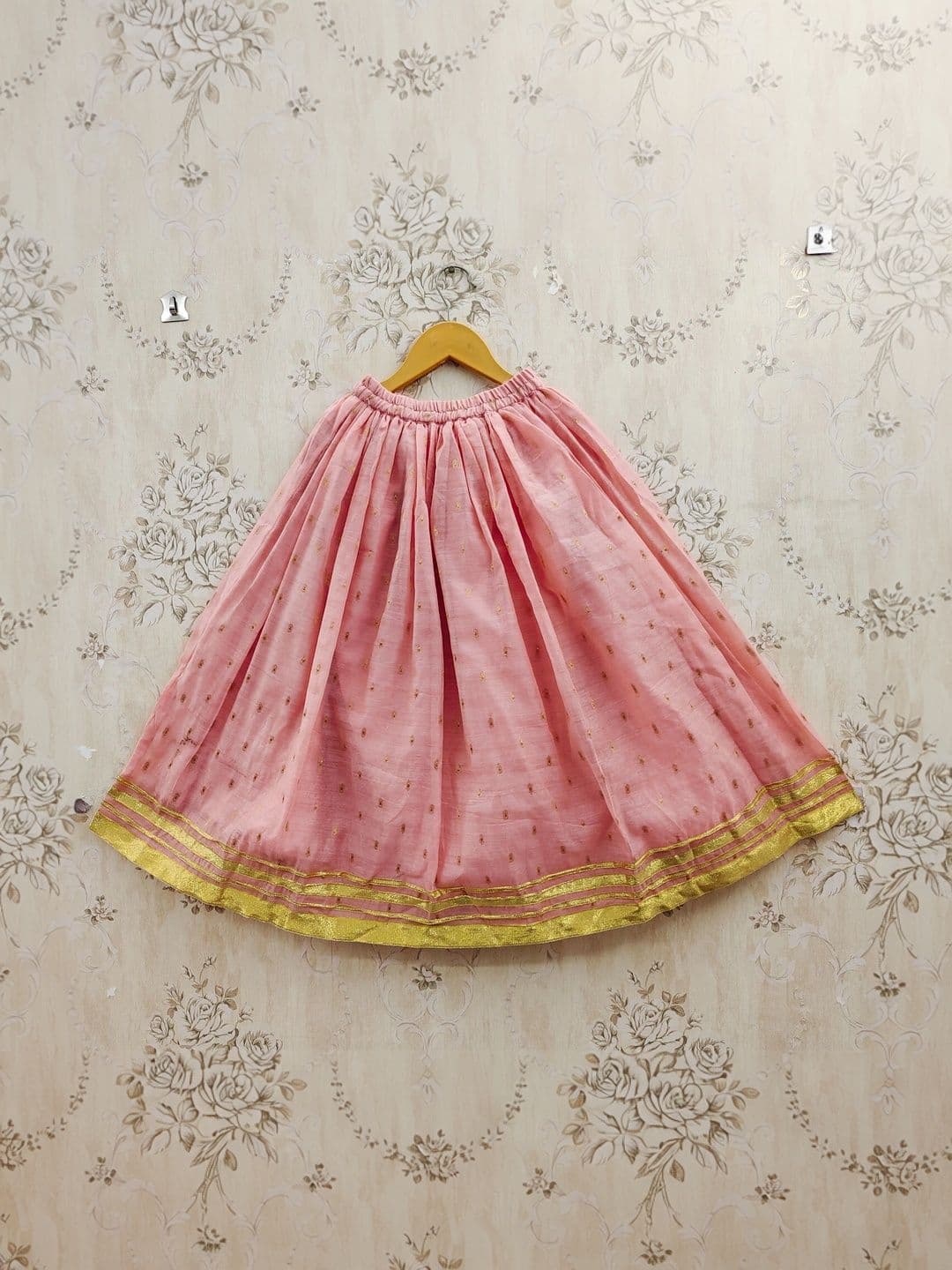 KALINI Girls Embellished Mirror Work Ready to Wear Lehenga & Blouse With Dupatta thumbnail 7