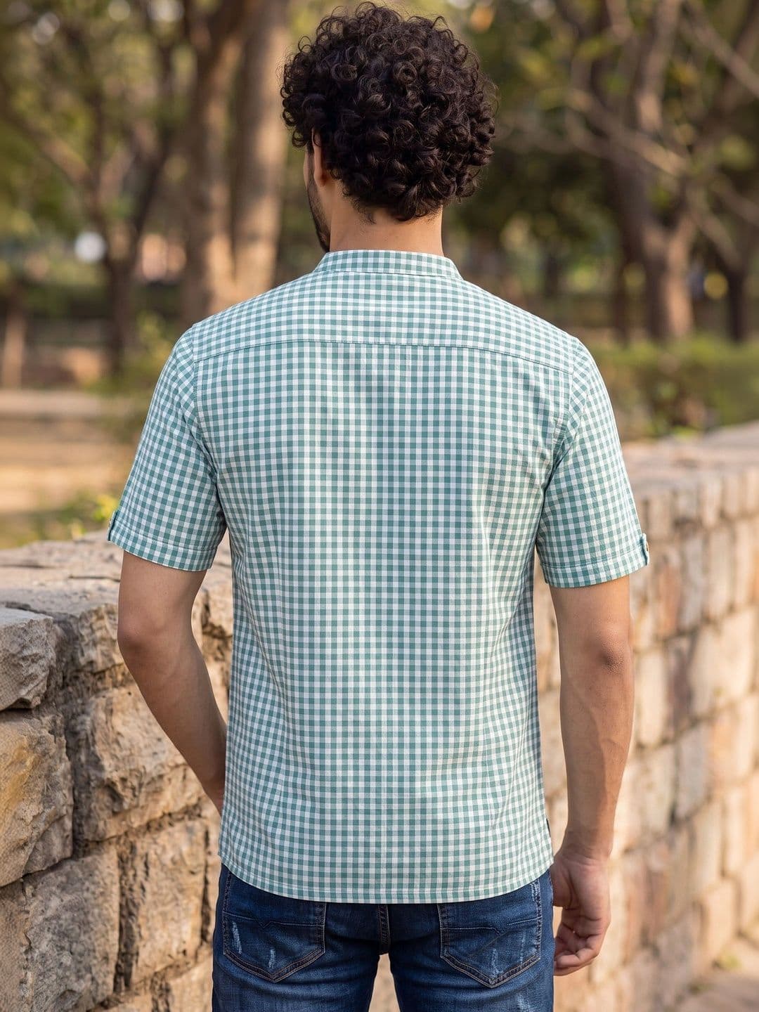 Cot'N Soft Men Checked Kurta thumbnail 4