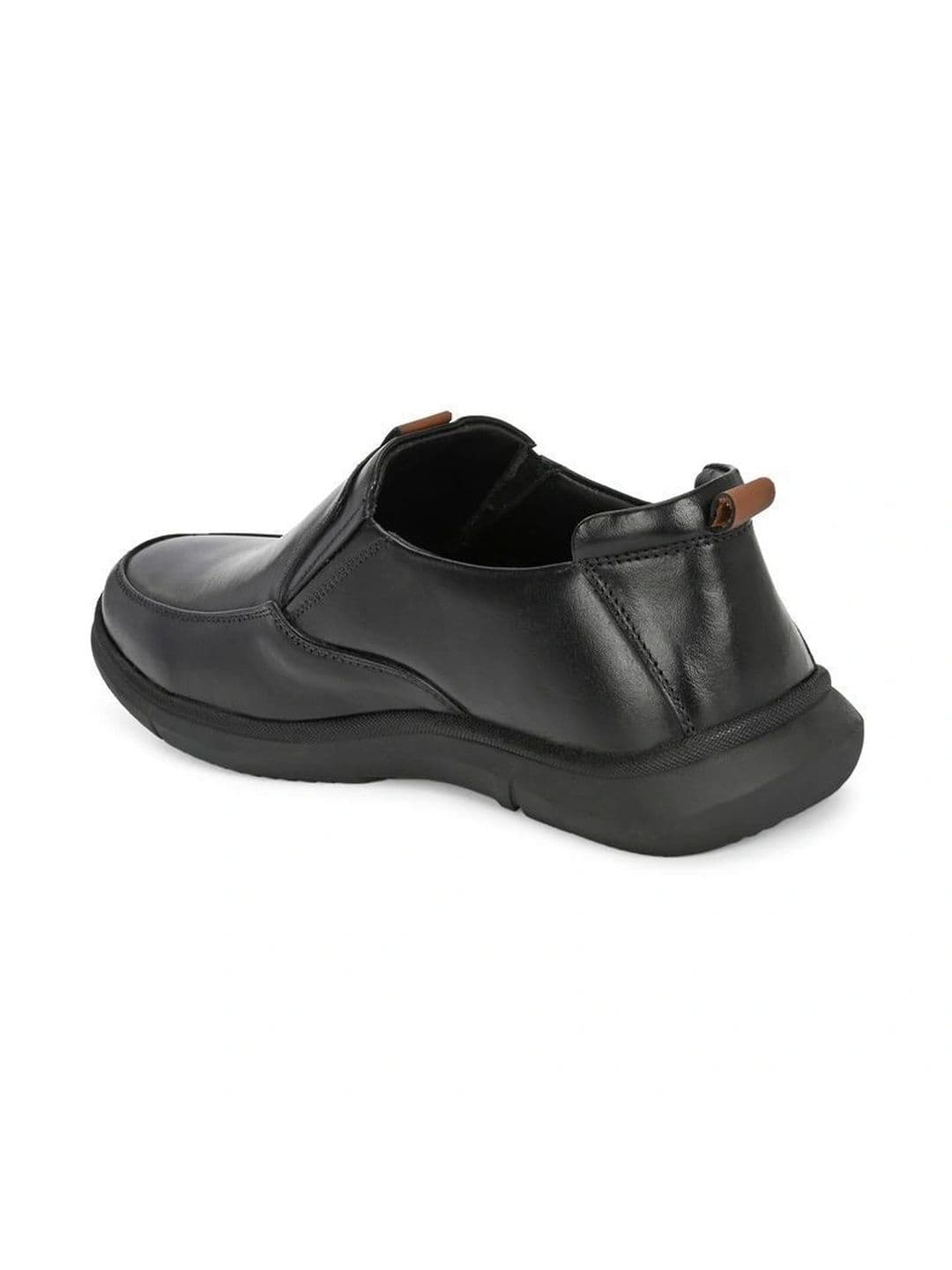 Lushwalk Men Leather Round Toe Slip-On Slip-On Shoes Formal Shoes thumbnail 4