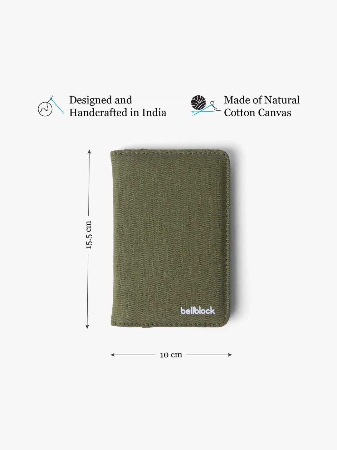 Bellblock Unisex Canvas Passport Holder with Passport Holder thumbnail 2