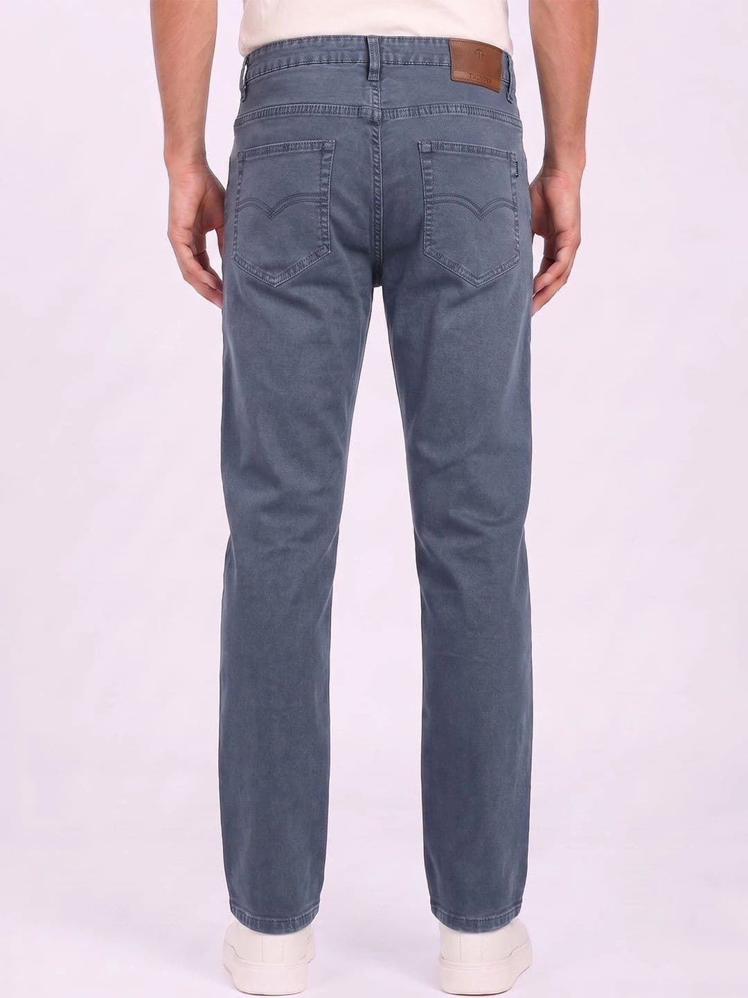 THUNDER JEANS Men Regular Fit Mid-Rise Stretchable Jeans thumbnail 3