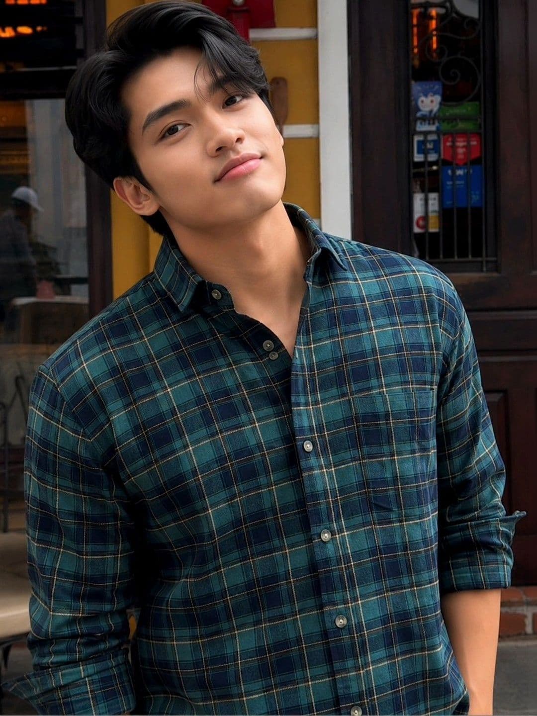 TERROFAB Men Classic Tartan Checks Checked Casual Shirt thumbnail 5
