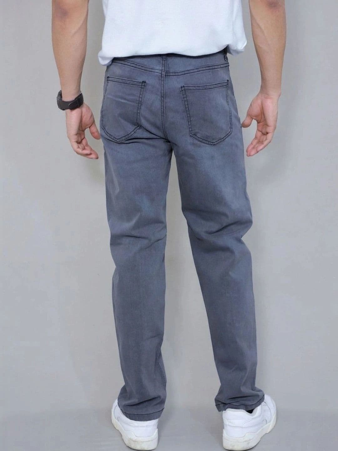 Moda Rapido Men Straight Fit Mid-Rise Light Fade Jeans thumbnail 5