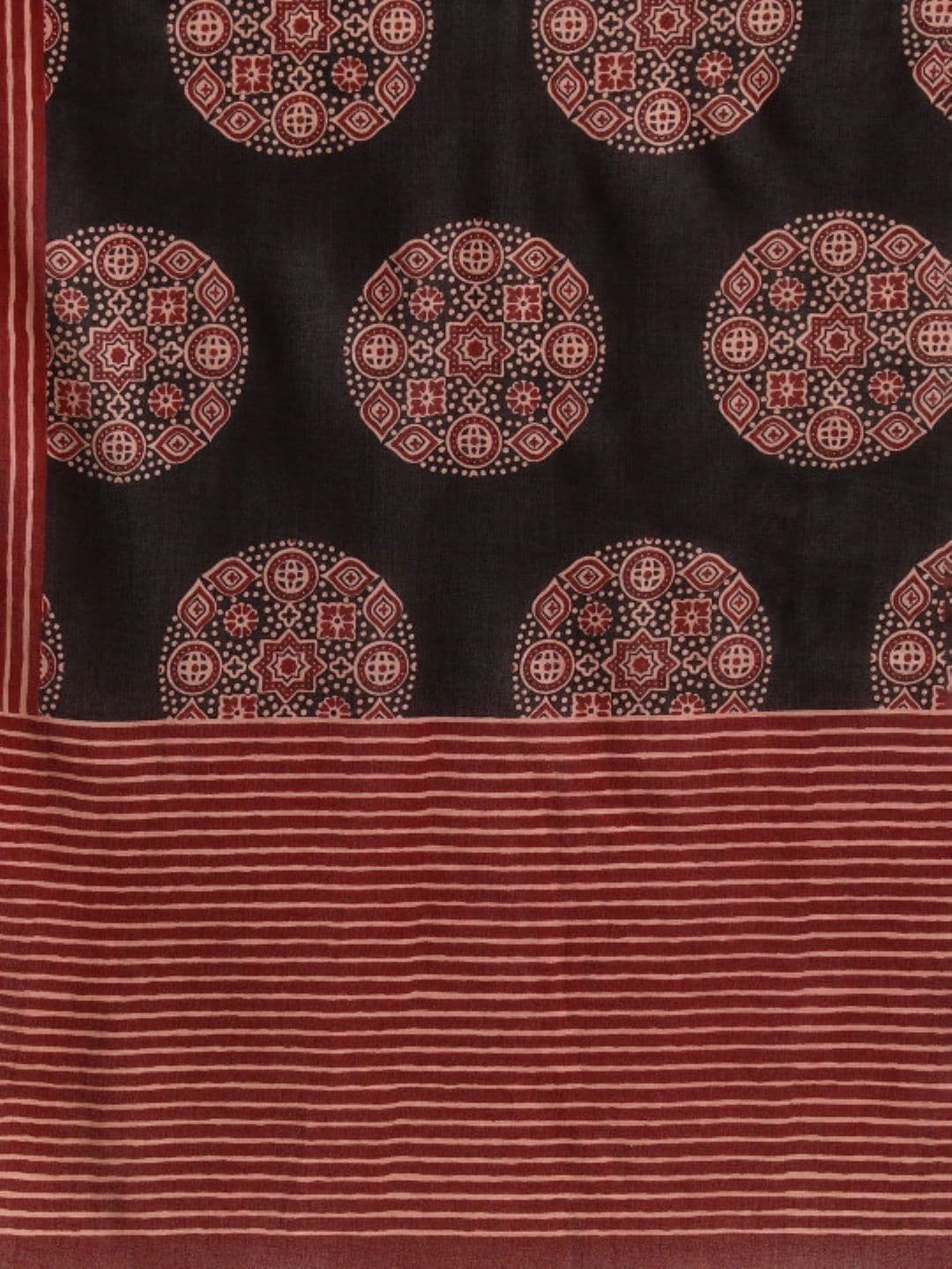 BrownEra Women Ethnic Motifs Printed Regular Pure Cotton Kurta with Trousers & With Dupatta thumbnail 4