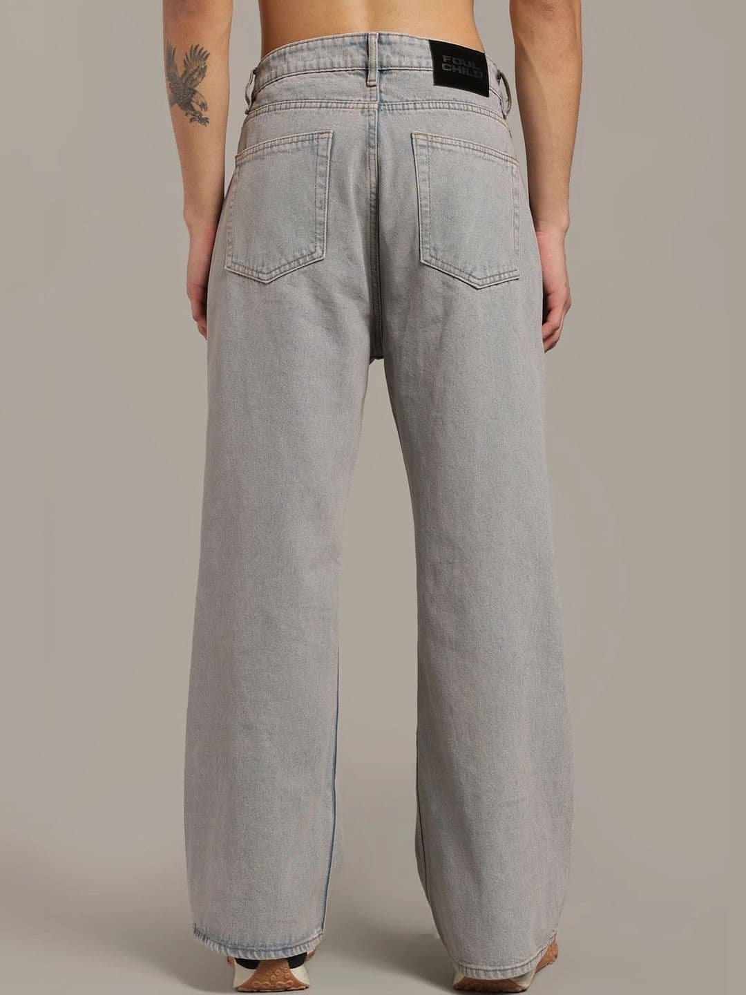 FOUL CHILD Men Wide Leg High-Rise Jeans thumbnail 7