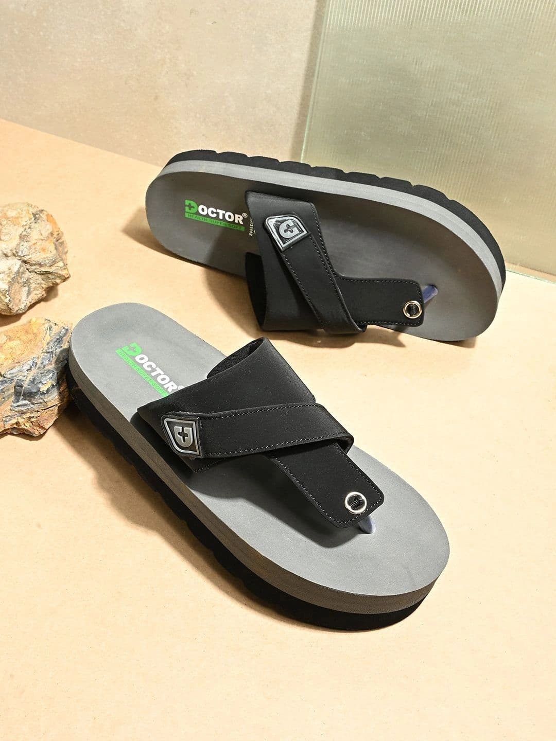 DOCTOR HEALTH SUPER SOFT Men Thong Flip-Flops thumbnail 2
